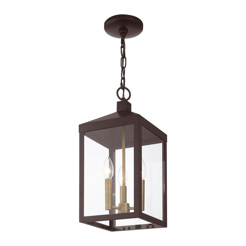 Livex Lighting Nyack 3 - Light Pendant in  Bronze