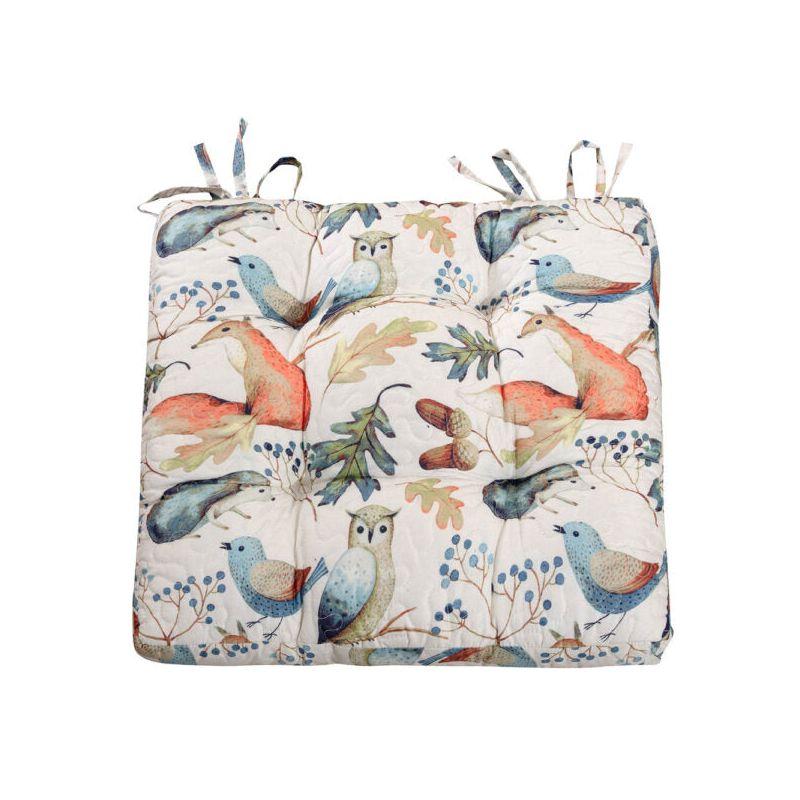 Barefoot Bungalow Quilted Reversible Indoor Chair Pad Cushion