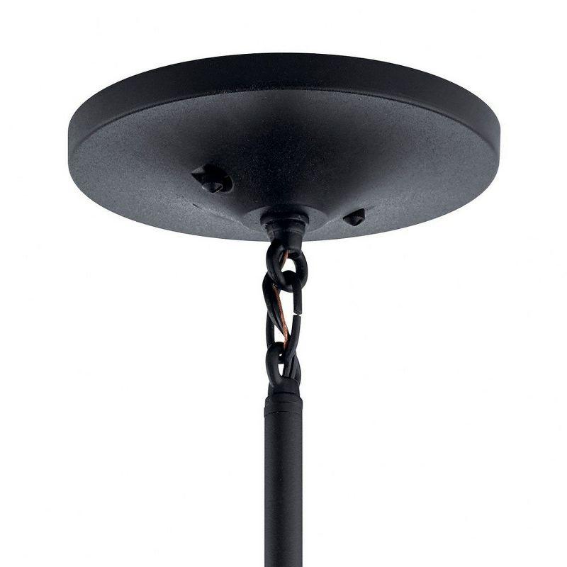 Hampshire 13.25 inch 1 Light Medium Outdoor Pendant/Semi Flush in Textured Black