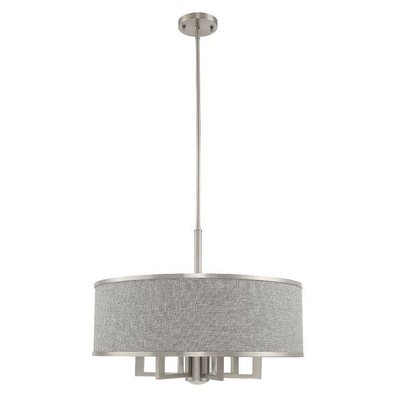 Livex Lighting Park Ridge 6 - Light Chandelier in  Brushed Nickel
