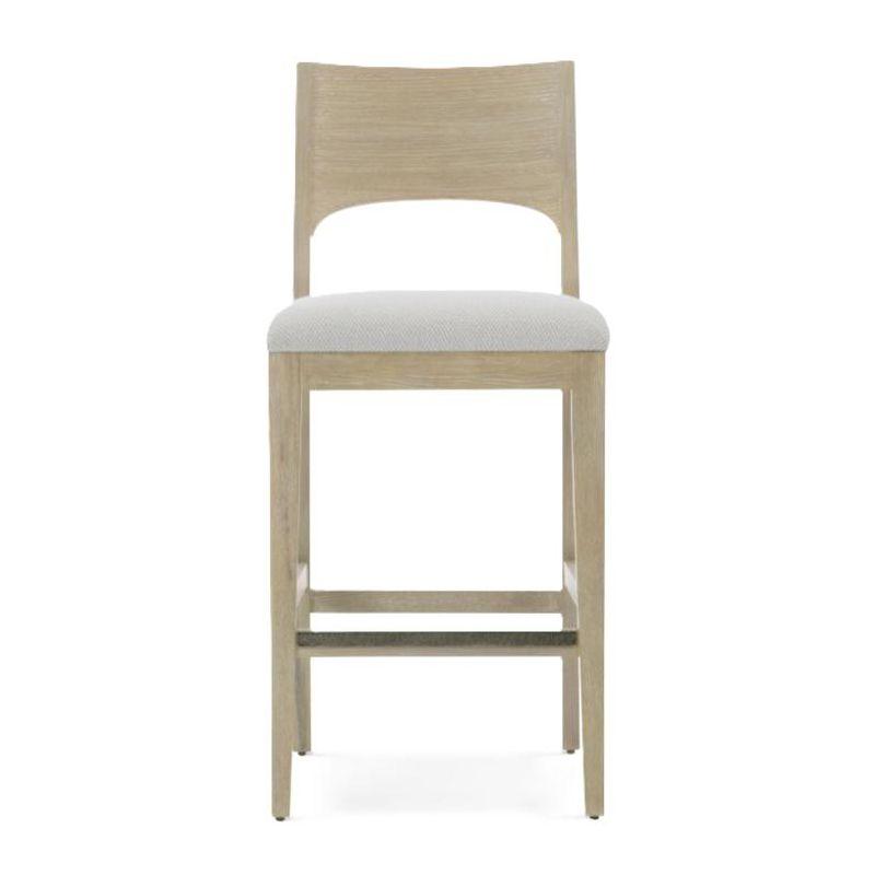 Bernhardt Solaria Upholstered Counter Stool with Solid Wood Frame