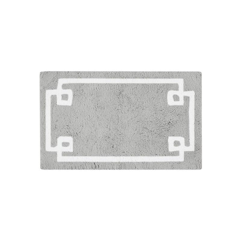 Madison Park 100% Cotton Tufted Bath Rug with Non-Slip Backing