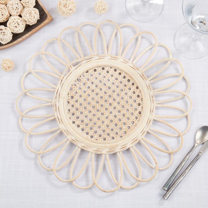 Rattan Collection 100% Rattan No Pattern Round Placemat