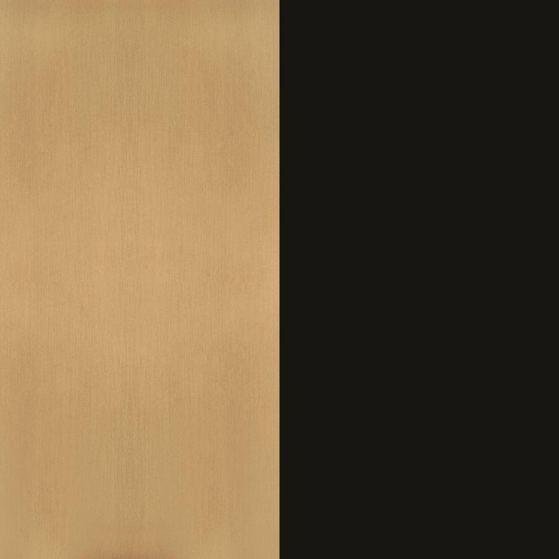 Nathan James Argo Flush Mount Black/Gold
