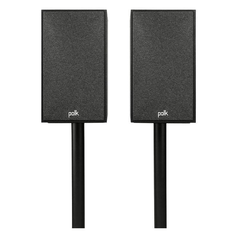 Polk Black MDF 2-Way Bookshelf Speakers with Dolby Atmos