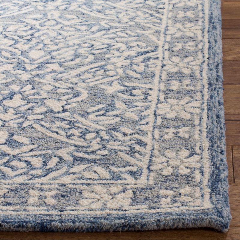 Micro-Loop MLP510 Hand Tufted Area Rug - Blue/Ivory - 4'x6' - Safavieh.