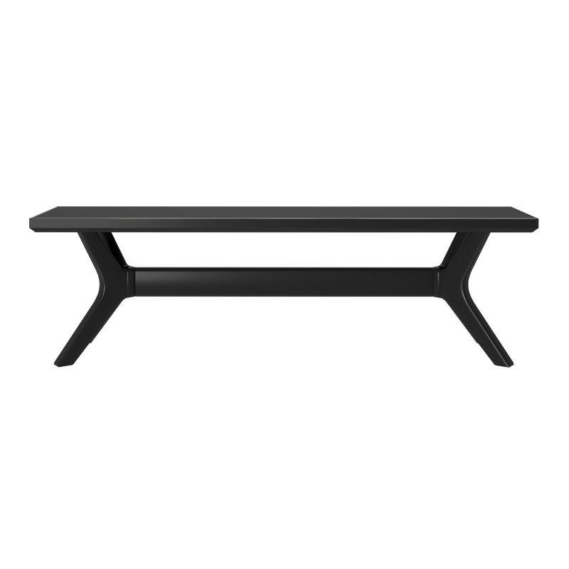 Plank+Beam Verso Dining Room Bench, 60 Inch Modern Dining Bench, Wooden Bench for Dining Room, Entryway Bench, Minimalist Room Bench