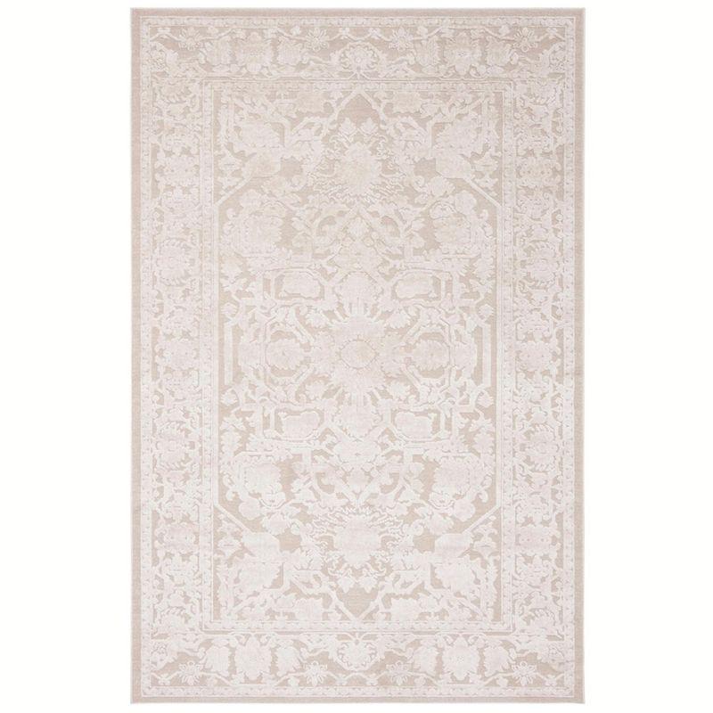 Reflection RFT665 Power Loomed Indoor Area Rug - 6'x9' - Creme/Ivory - Safavieh