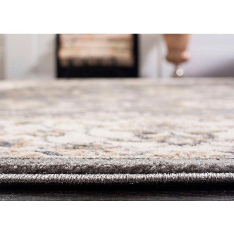 Lyndhurst LNH332 Power Loomed Area Rug - Grey/Cream - 8'x10' - Safavieh.