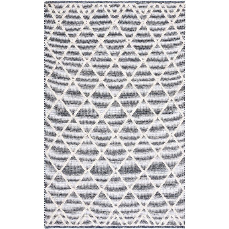 Ivory Bliss Hand-Tufted Wool & Cotton 4'x6' Rectangular Rug