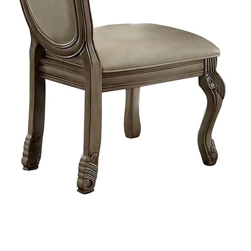 Acme Furniture Chateau De Ville Dining Chairs Armless White Finish