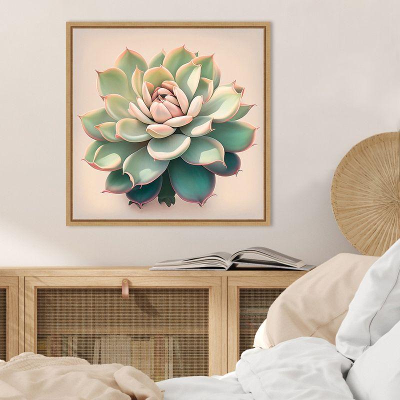 Amanti Art Echeveria Pulidinis by Incado Framed Canvas Wall Art