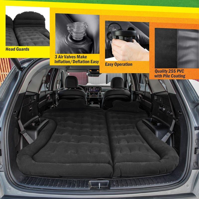 Inflatable Mattress Car Air Mattress for SUV or Tent with Pump, and Pillows