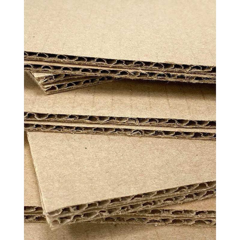 supplyhut 50 5x7 Cardboard Corrugated Pads Inserts Filler Sheet 5 x 7