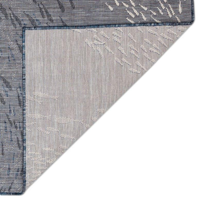 Liora Manne Carmel Vintage Floral Indoor/Outdoor Rug Navy 3'3" x 4'11"