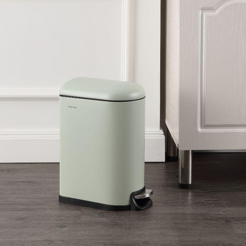 happimess Roland Steel Step On Trash Can