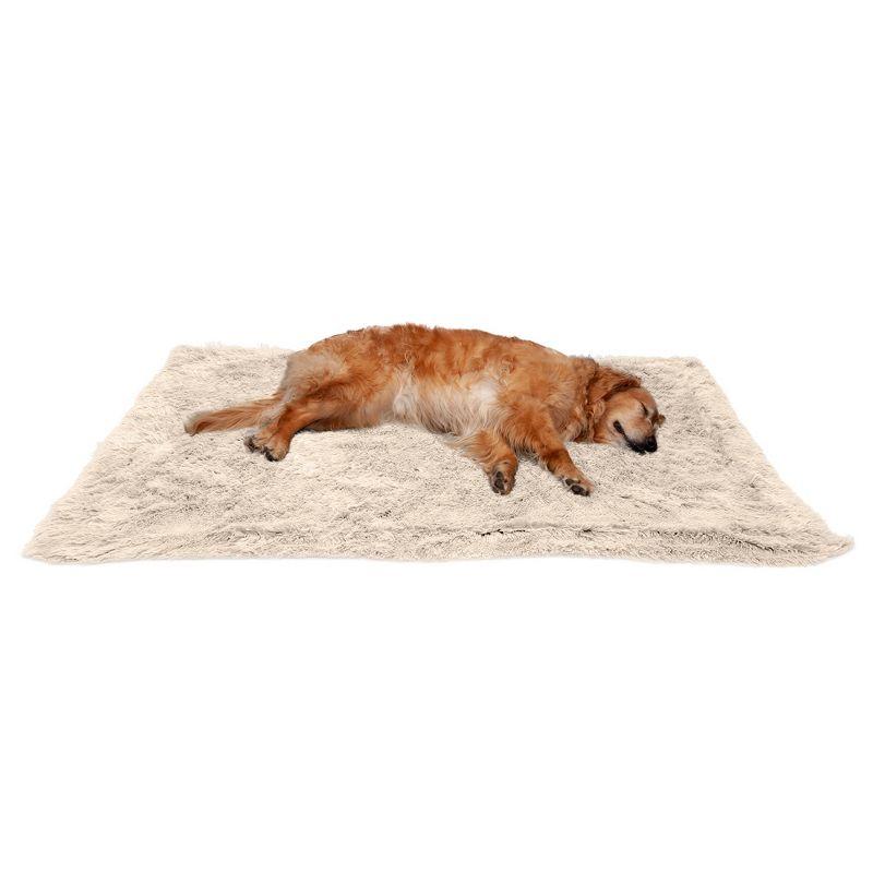 FurHaven Long Fur & Velvet Waterproof Blanket - Taupe, Extra Large