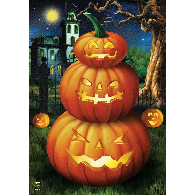 Halloween Jack O'Lanterns Polyester Garden Flag 28" x 40"