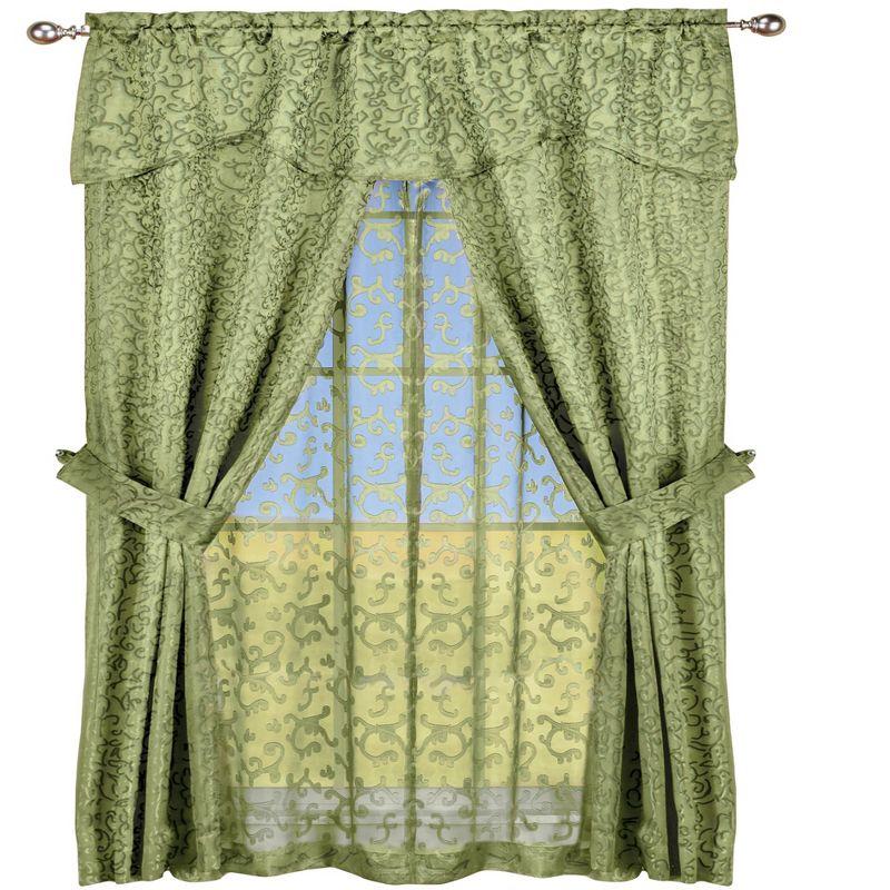 Alekper Polyester Sheer Curtain Panel