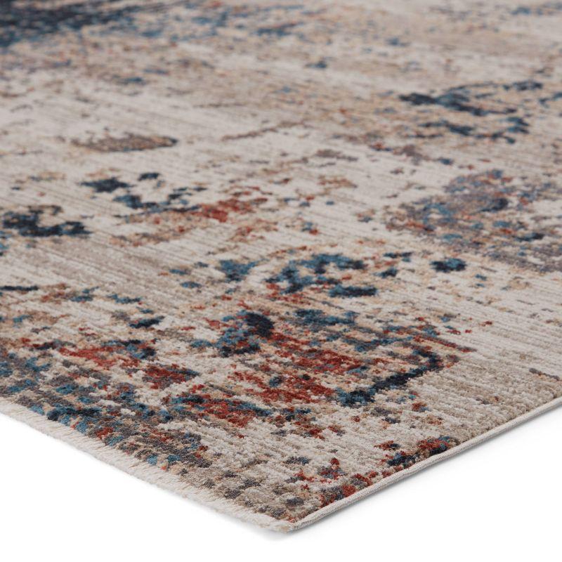 Terrior Abstract Area Rug Blue/Red - Jaipur Living