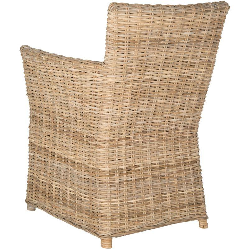 Natuna Rattan Arm Chair - Natural - Safavieh