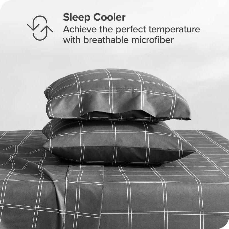 Bare Home Plaid Microfiber Sheet Set | Wayfair