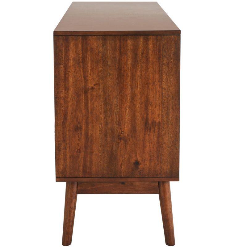 Donald 6 Drawer Mid-Centry Dresser - SFV2110 - Dark Walnut - Safavieh Couture