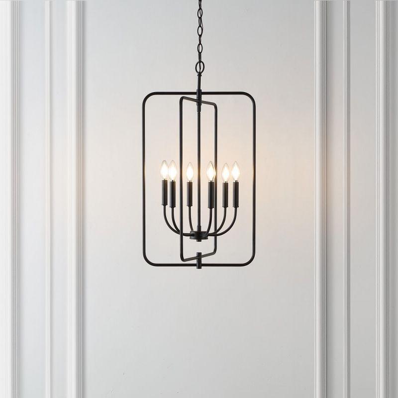 Miri 6 Light 23.75" Pendant - Brass - Safavieh.