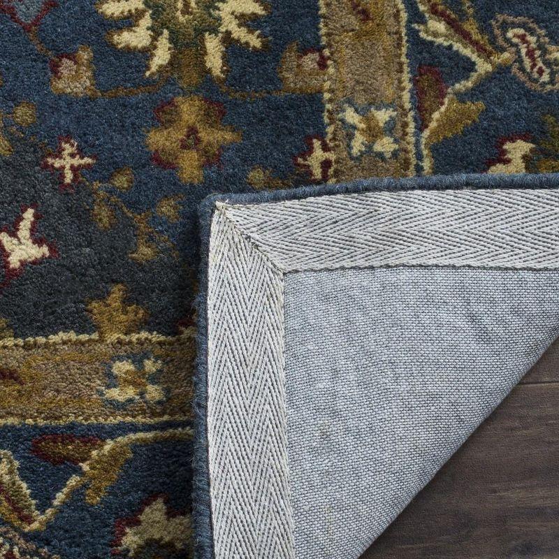 Elysian Fields Blue Hand-Tufted Wool Rectangular Rug 6' x 9'