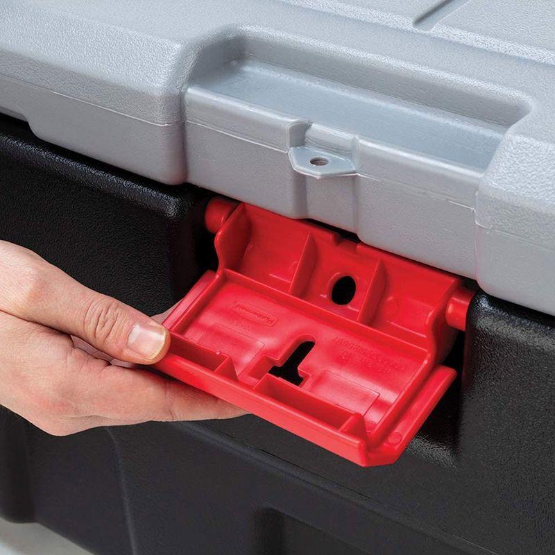 Rubbermaid Rubbermaid 35 Gal Action Packer Heavy Duty Storage Tote with Lockable Lid