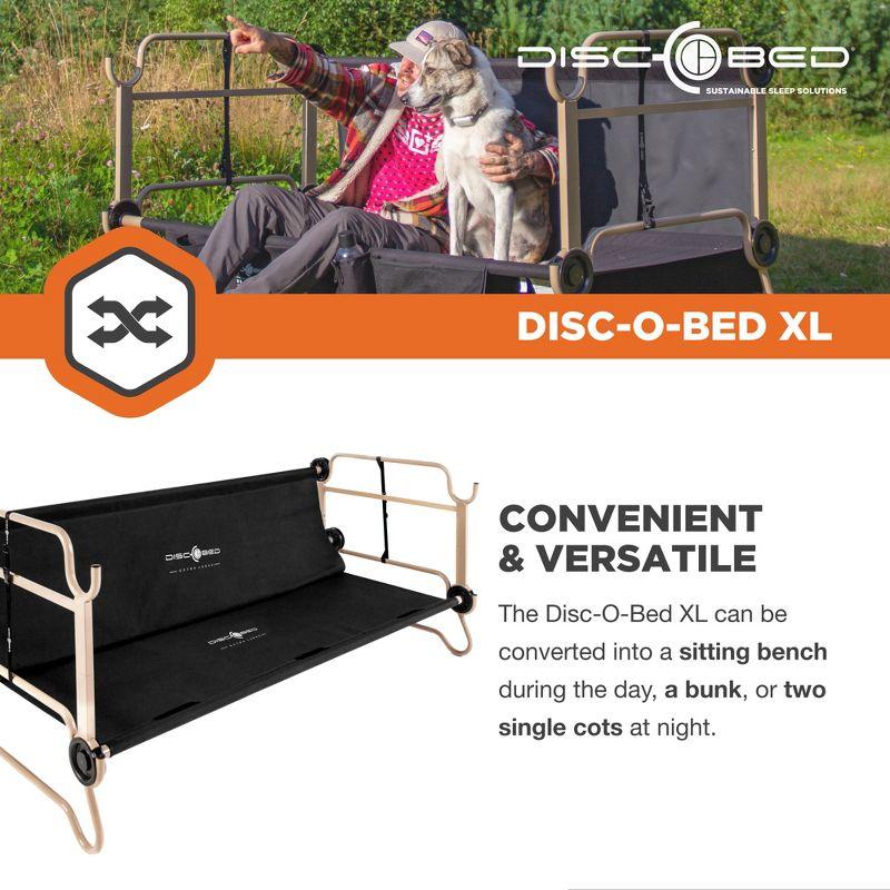 Disc-O-Bed Portable, Bunkable Cot System