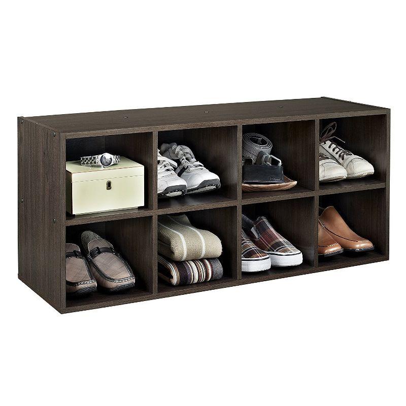 8 Pair Stackable Shoe Rack