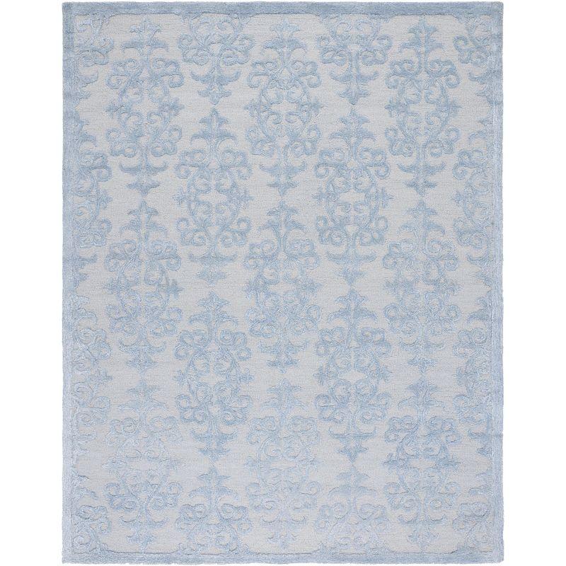 Bella BEL127 Hand Tufted Area Rug - Blue - 8'9"x11'9" - Safavieh.