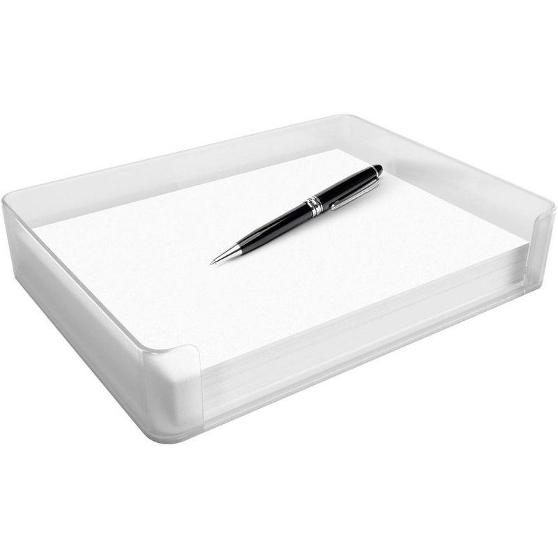 Sorbus 9.4" x 12.5" Plastic Paper Organizer - Stores mail, folders, printer paper, and more.