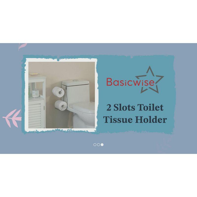 Tank Mount Toilet Paper Holder