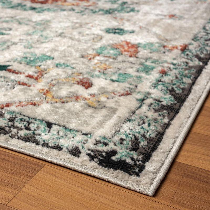 Oriental Floral Non-Shedding Area Rug