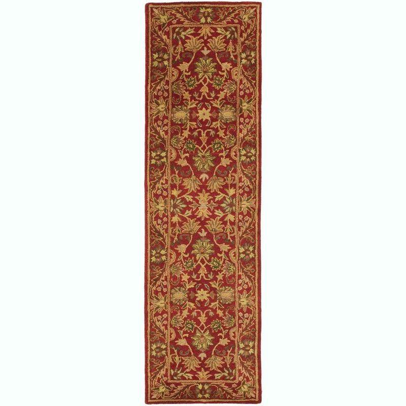 Antiquity AT52 Hand Tufted Indoor Accent Rug - Red/Red - 2'3"x4' - Safavieh