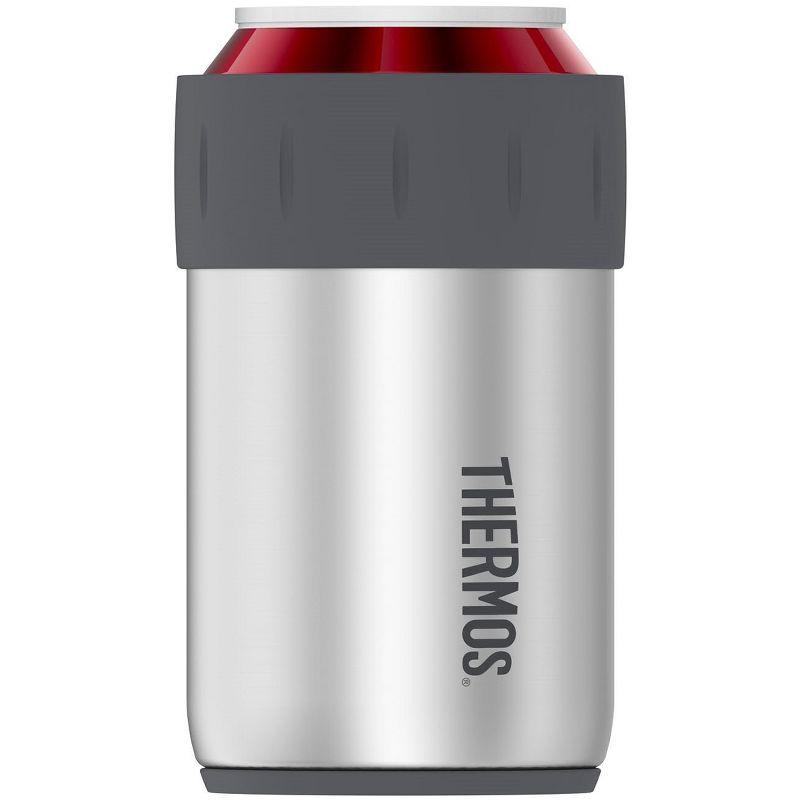 Thermos 12 oz. Insulated Stainless Steel Beverage Can Insulator - Silver/Gray