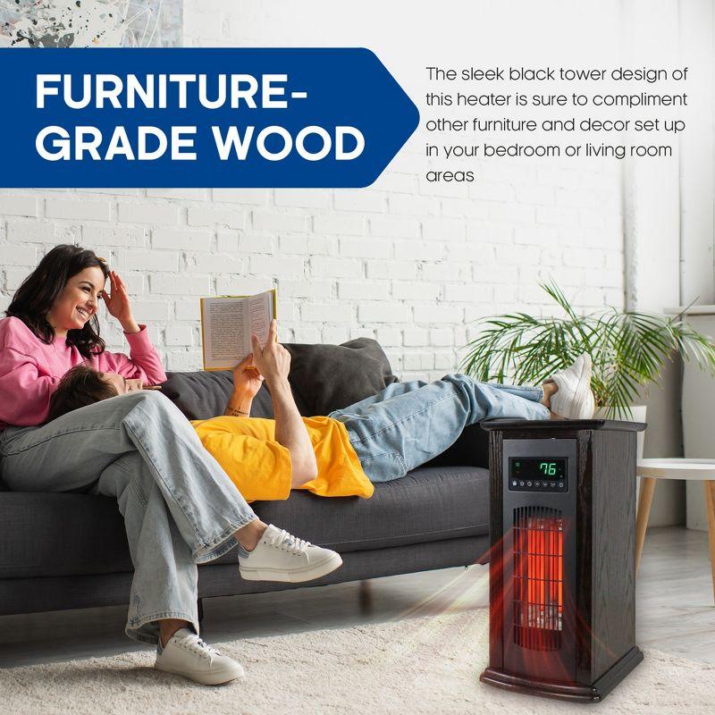 Lifesmart LifeSmart LifePro 1500 Watt 1500 BTU Infrared Quartz Indoor Tower Space Heater
