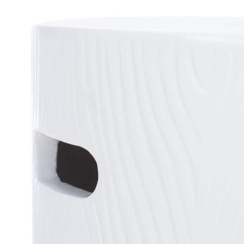 Trunk Accent Stool - Indoor/Outdoor - VNN1004 - White - Safavieh