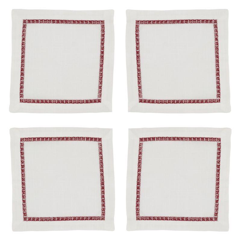 Mayer Polyester Embroidered Square Napkin