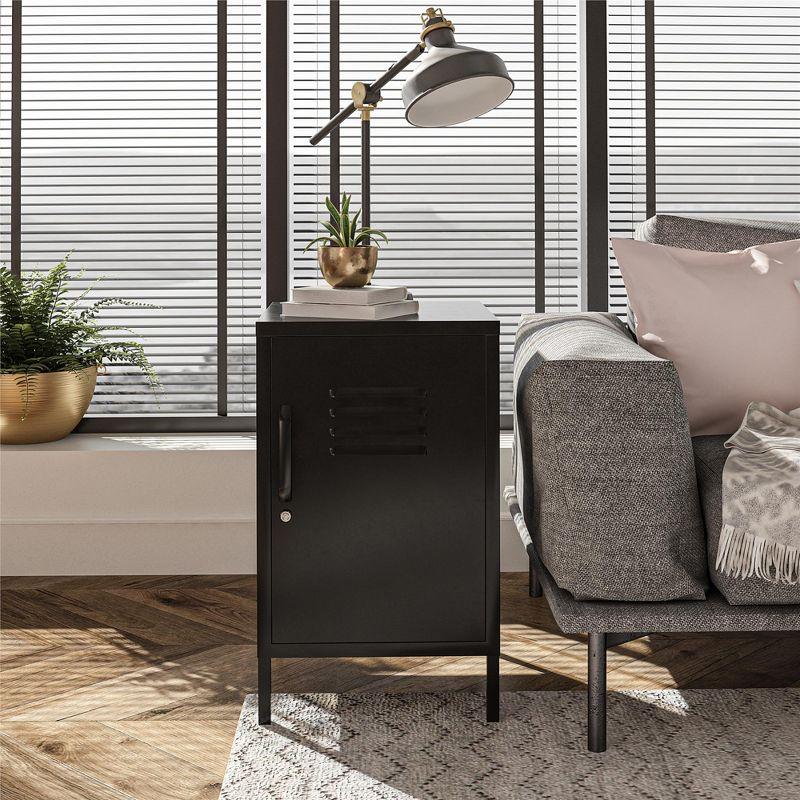 RealRooms Shadwick Metal Locker End Table