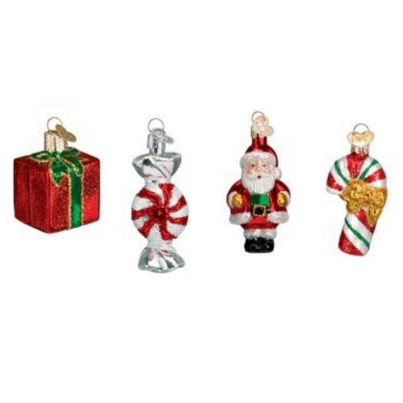 Old World Mini Christmas Set of 12 Glass Ornaments