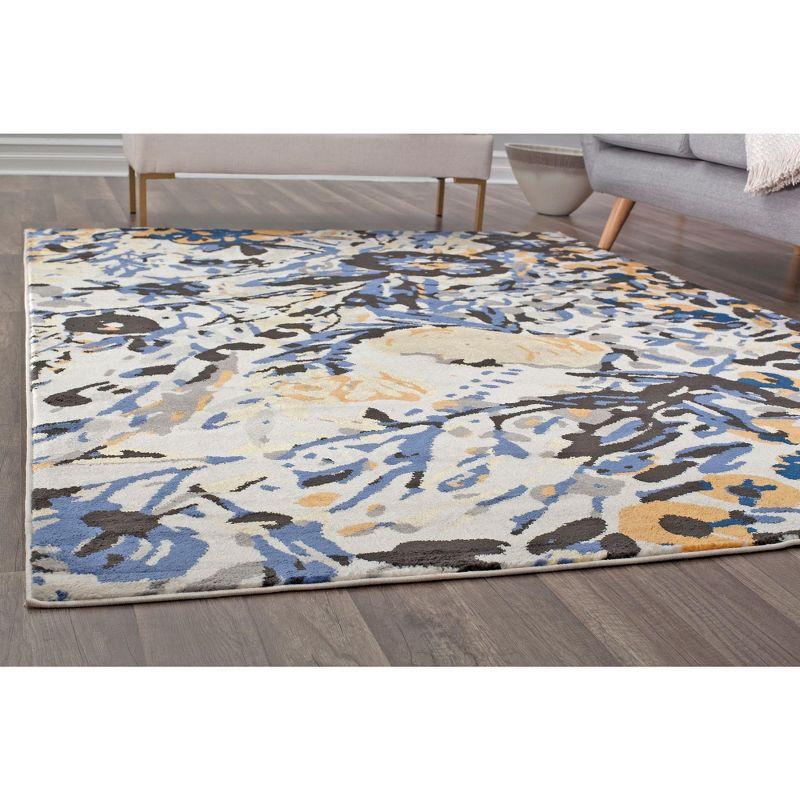 Rugs America Hanna Floral Transitional Area Rug