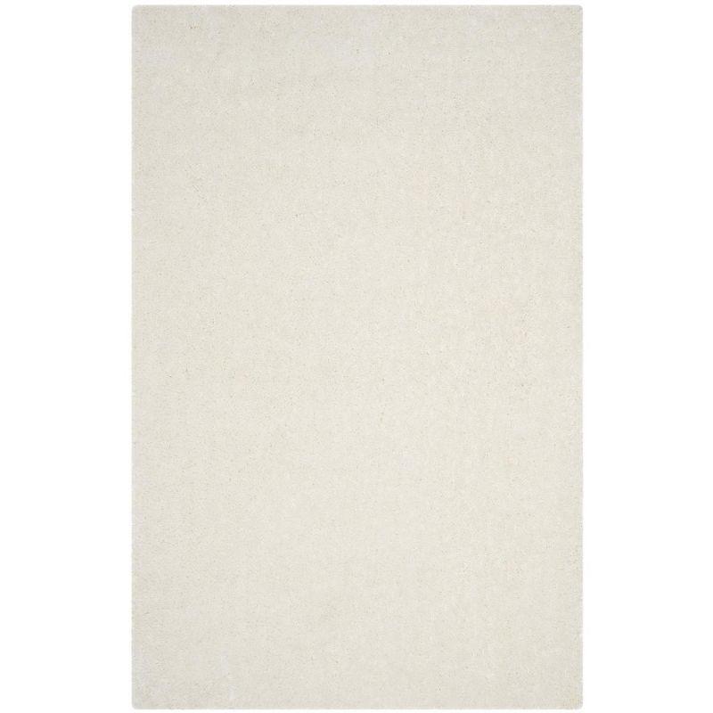 Luxe Shag SGX160 Hand Tufted Indoor Accent Rug - Ivory - 2'x3' - Safavieh