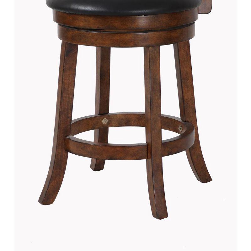 New Classic Furniture,Furniture Bristol 24" Solid Wood Counter Stool In Brown