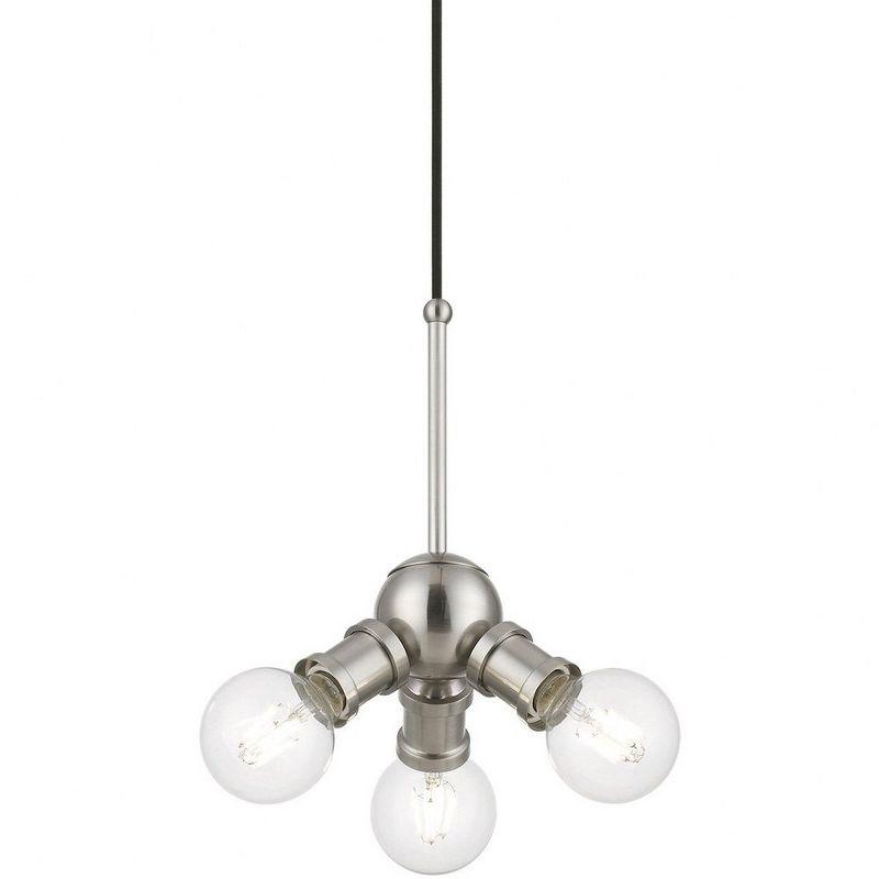 Lansdale 3-Light Brushed Nickel Indoor/Outdoor Pendant