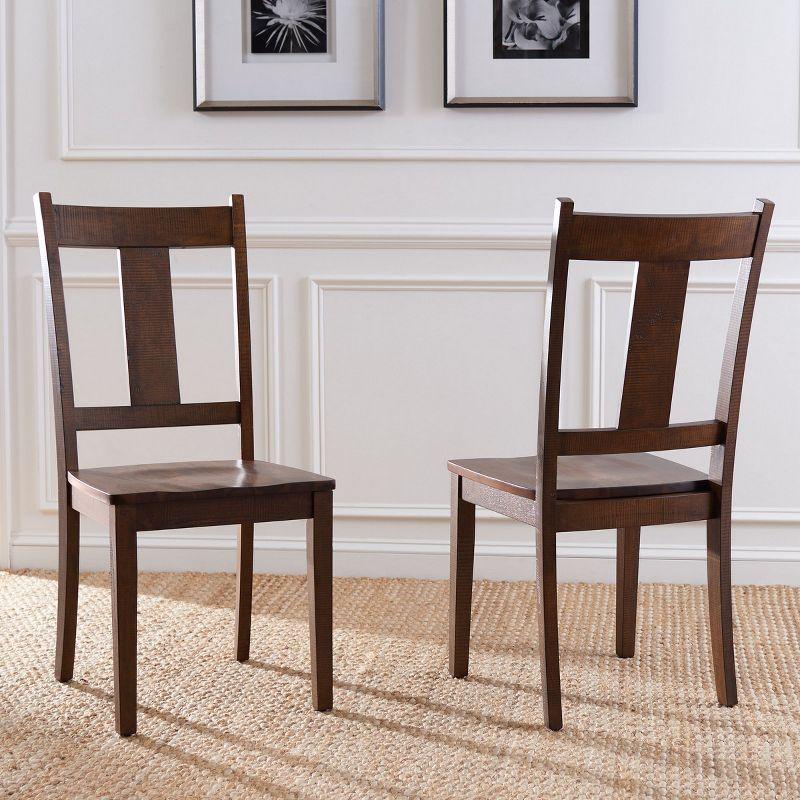 Sergio Dining Chair (Set of 2) - Rustic CafŽ - Safavieh.