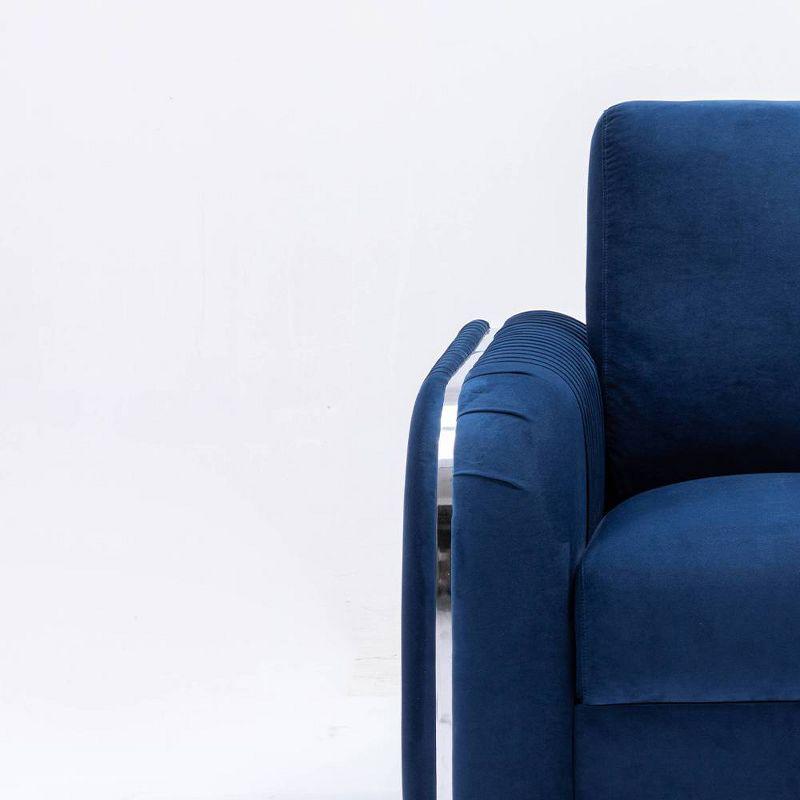 Acme Furniture Wenona Accent Chair Blue Velvet