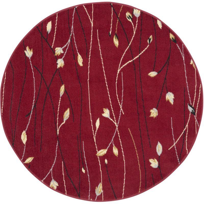 Nourison Grafix Flowing Vines and Blooms Indoor Area Rug